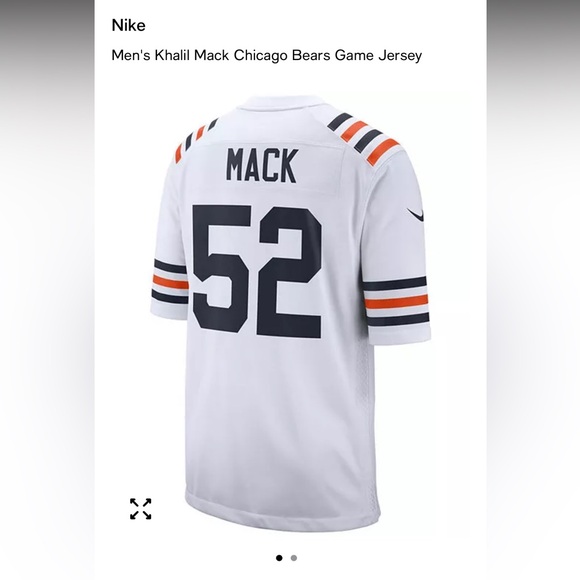 Nike Chicago Bears Khalil Mack Football Jersey - Picture 1 of 10